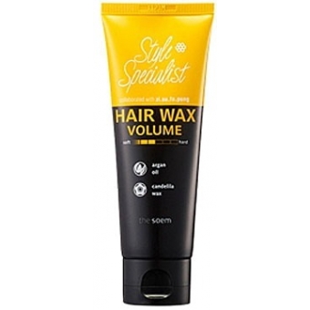 Воск для укладки волос с аргановым маслом The Saem Style Specialist Volume Wax